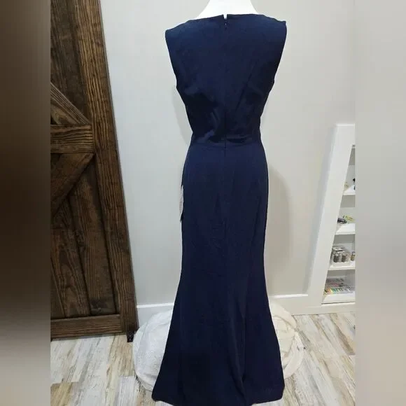 nude shoes blue dress Velvi - Sutton Slip Dress - Dusty Blue